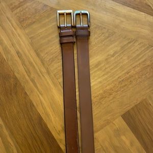 2 Boys Leather Belts